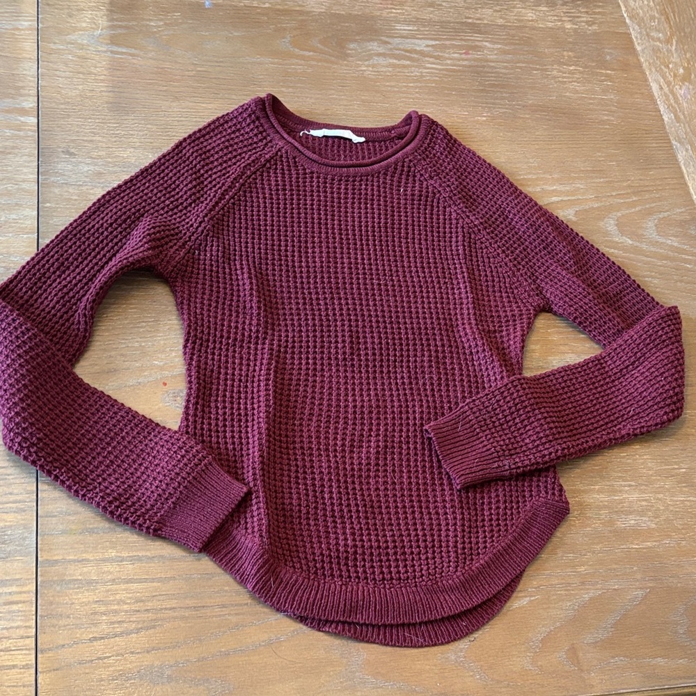 Urban Planet Kids Maroon Knit Sweater